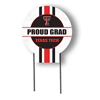 Texas Tech Red Raiders Proud Grad 20" x 20" Circle Yard Sign with Stakes
