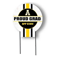 Appalachian State Mountaineers Proud Grad 20" x 20" Circle Yard Sign with Stakes