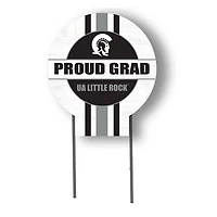 Arkansas Little Rock Trojans Proud Grad 20" x 20" Circle Yard Sign with Stakes