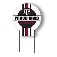 Texas A&M Aggies Proud Grad 20" x 20" Circle Yard Sign with Stakes