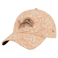 Women's New Era  Tan Detroit Lions Floral 9TWENTY Adjustable Hat