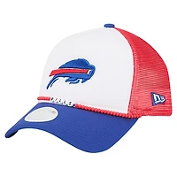 Women's New Era White/Royal Buffalo Bills Friendship Bracelet 9FORTY Adjustable Hat