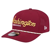 Men's New Era Burgundy Washington Commanders Script 9SEVENTY Adjustable Hat