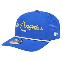 Men's New Era Royal Los Angeles Rams Script 9SEVENTY Adjustable Hat