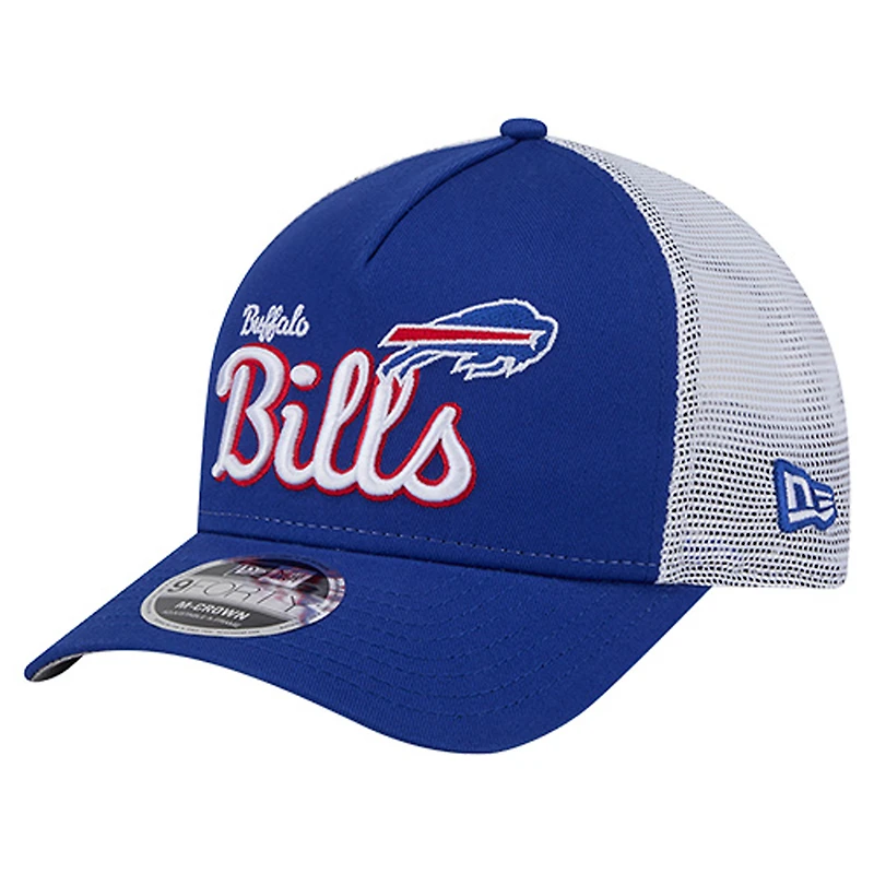 Men's New Era  Royal Buffalo Bills Side Lines 9FORTY Adjustable Hat