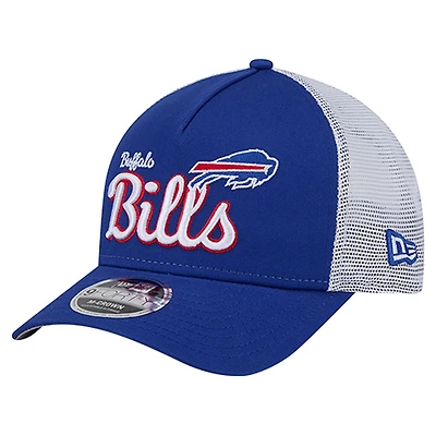 Men's New Era  Royal Buffalo Bills Side Lines 9FORTY Adjustable Hat