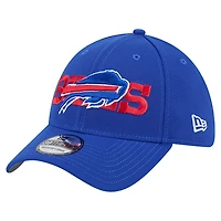 Men's New Era Royal Buffalo Bills Overlap Logo 39THIRTY Stretch Fit Hat