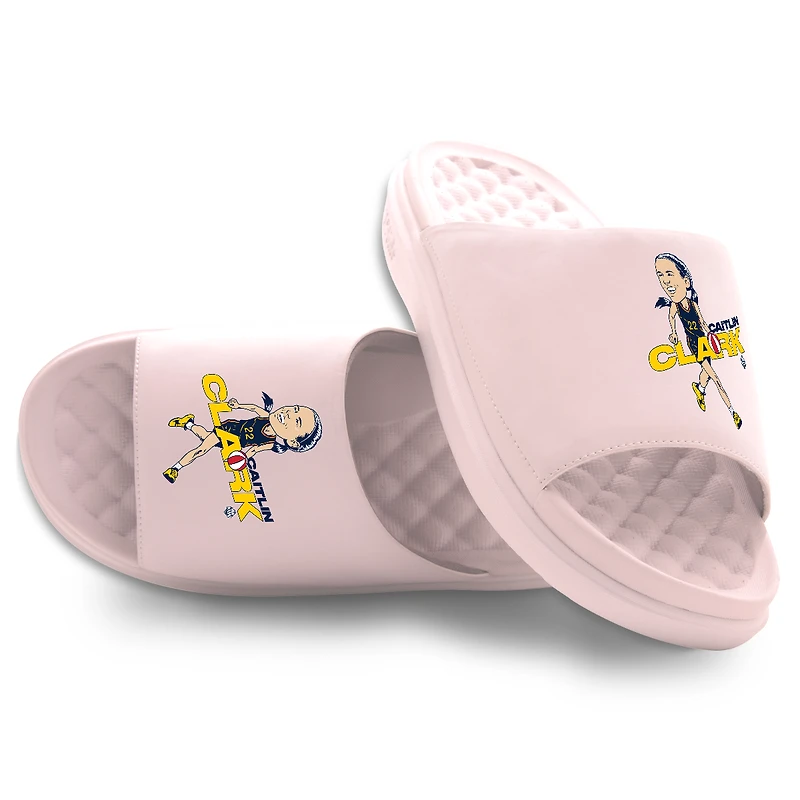 Unisex ISlide Caitlin Clark Pink Indiana Fever Caricature Motive Slide Sandals
