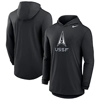 Men's Nike Black Air Force Falcons Space Rivalry Long Sleeve Hoodie T-Shirt