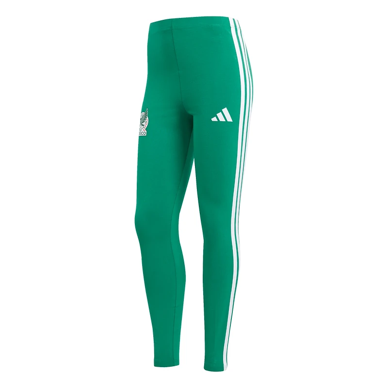 Women's adidas Green Mexico National Team Alphaskin Leggings