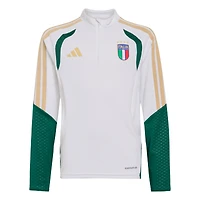 Youth adidas  White Italy National Team 2026 Away Tiro Training Top