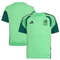 Youth adidas  Green Mexico National Team 2026 Home Tiro Training Jersey