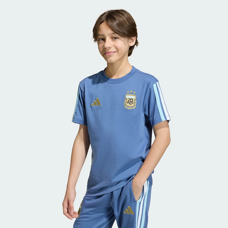 Youth adidas  Blue Argentina National Team   Alphaskin T-Shirt