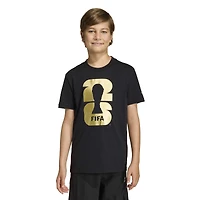 Youth adidas Black 2026 FIFA World Cup Official Emblem T-Shirt