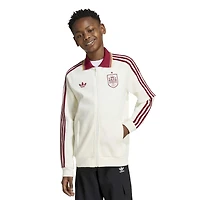 Youth adidas  White Spain National Team Away Full-Zip Anthem Jacket