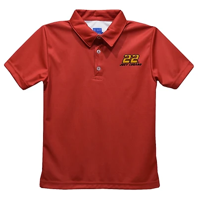 Toddler Vive La Fete  Red Joey Logano Solid Polo
