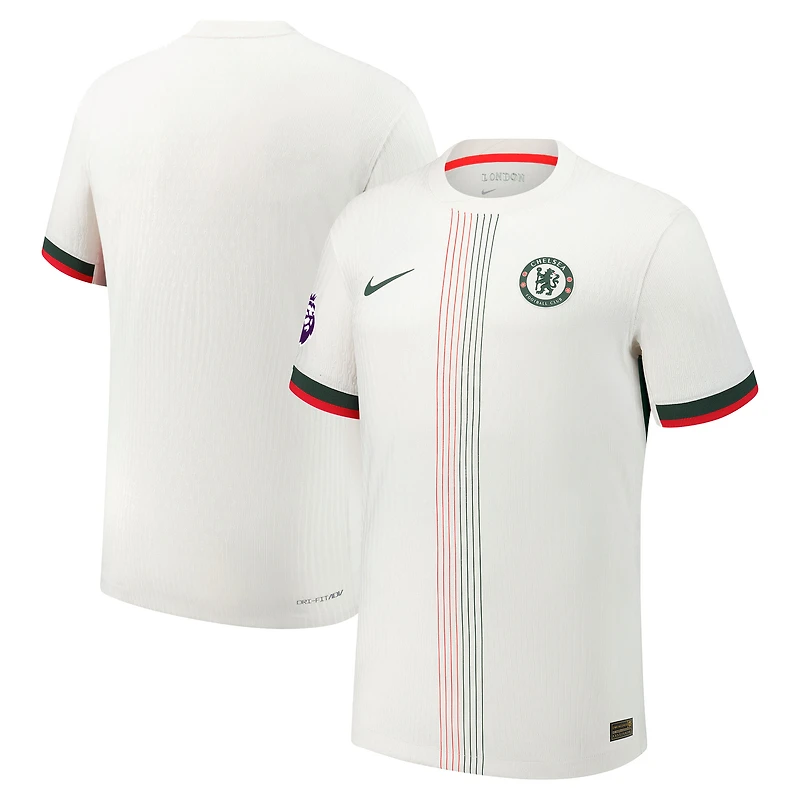Men's Nike Cream Chelsea 2025/26 Away Authentic Jersey with Patch