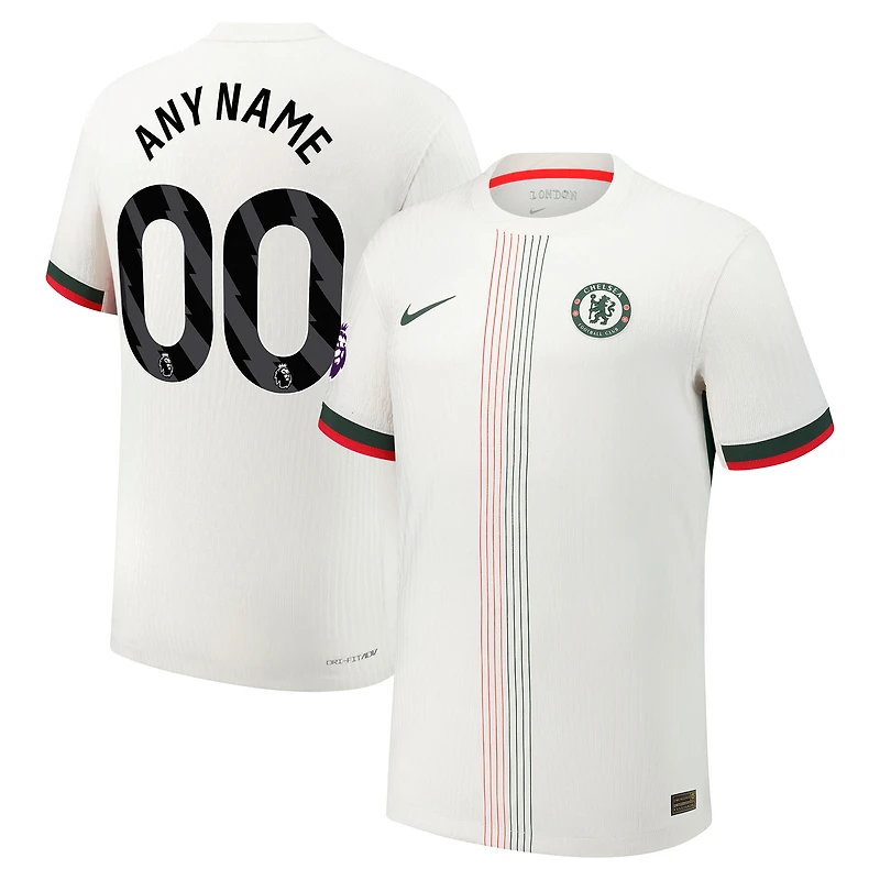 Men's Nike  Cream Chelsea 2025/26 Away Authentic Custom Jersey