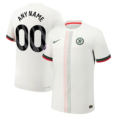 Men's Nike  Cream Chelsea 2025/26 Away Authentic Custom Jersey