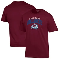 Men's Champion Maroon Colorado Avalanche Primary Logo T-Shirt