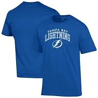 Men's Champion Royal Tampa Bay Lightning Primary Logo T-Shirt