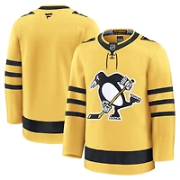 Men's Fanatics Gold Pittsburgh Penguins Alternate Premium Jersey