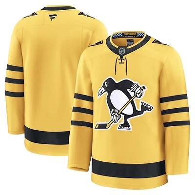 Men's Fanatics Gold Pittsburgh Penguins Alternate Premium Jersey