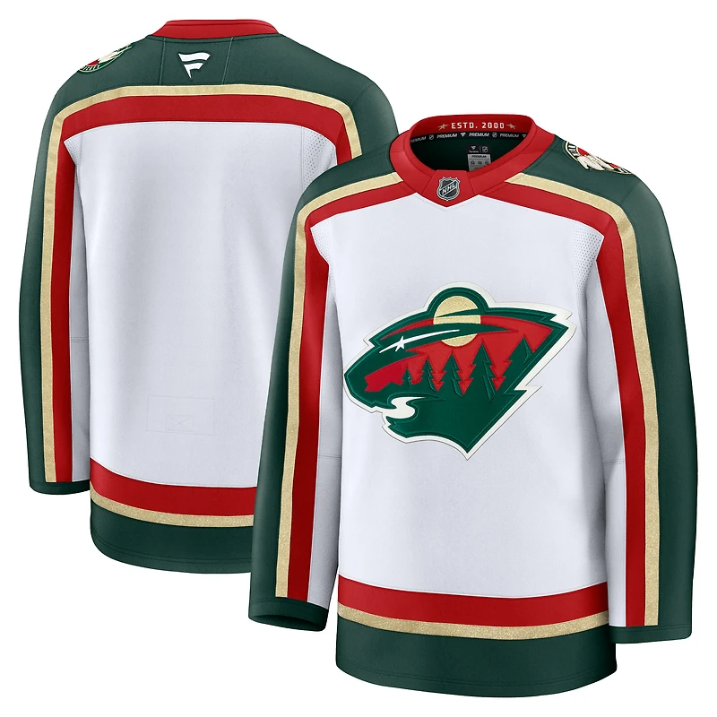 Men's Fanatics  White Minnesota Wild 25th Anniversary Premium Jersey
