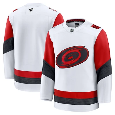 Men's Fanatics White Carolina Hurricanes Away Premium Jersey