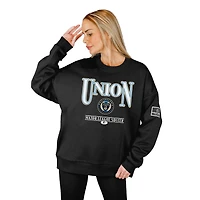 Women's Gameday Couture Black Philadelphia Union Oversized Players Only Black Label Premium Sweatshirt