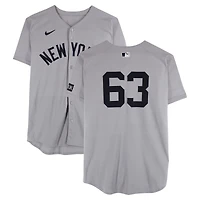 Fernando Cruz New York Yankees Game-Used #63 Gray Nike Jersey vs. Pittsburgh Pirates on April 4, 2025