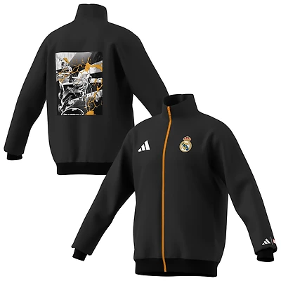 Men's adidas Black Real Madrid x Marvel Track Jacket