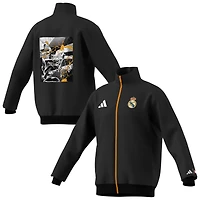 Men's adidas  Black Real Madrid x Marvel Track Jacket