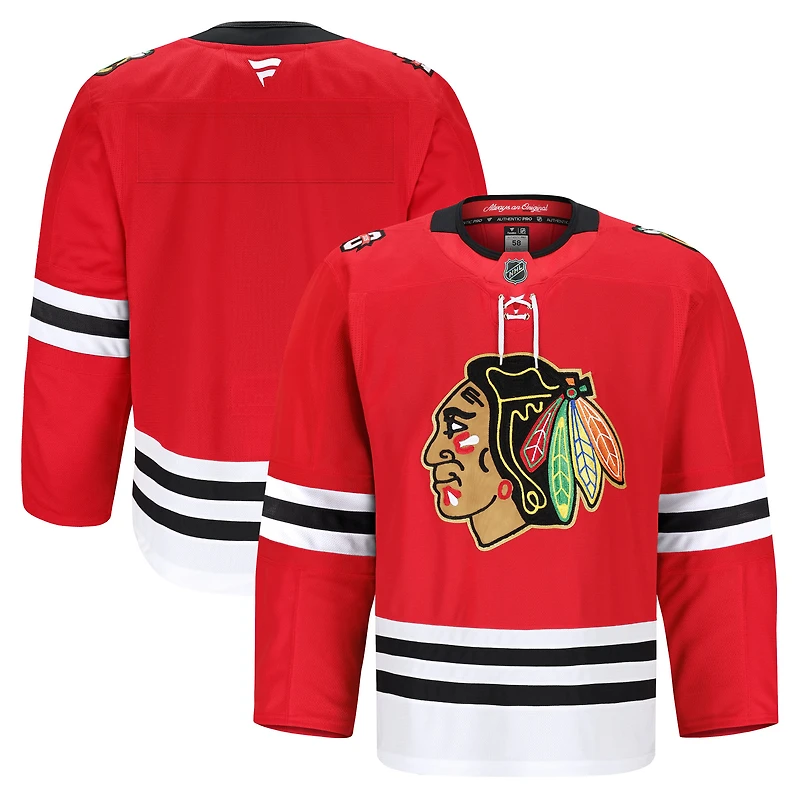 Men's Fanatics Red Chicago Blackhawks Centennial Authentic Pro Jersey