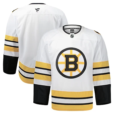 Men's Fanatics  White Boston Bruins Away Authentic Pro Jersey