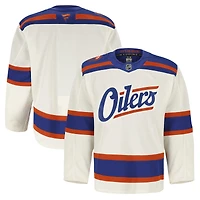 Men's Fanatics Light Beige Edmonton Oilers Alternate Authentic Pro Jersey