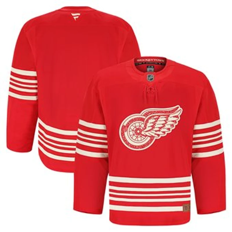 Men's Fanatics Red Detroit Red Wings Centennial Authentic Pro Jersey