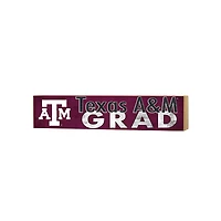Texas A&M Aggies 3" x 13" Grad Block Sign