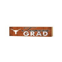 Texas Longhorns 3" x 13" Grad Block Sign