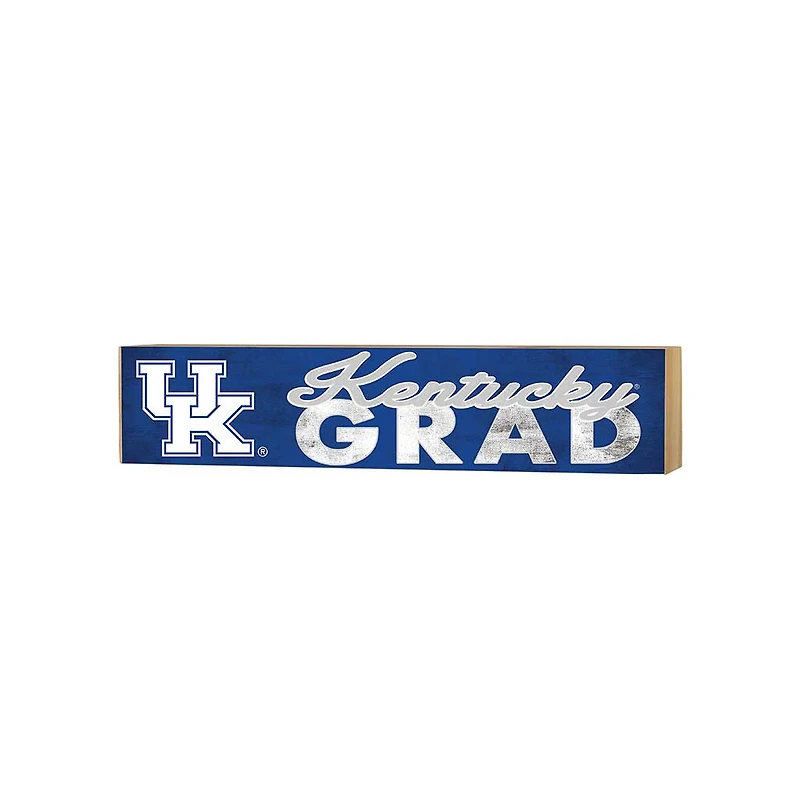 Kentucky Wildcats 3" x 13" Grad Block Sign