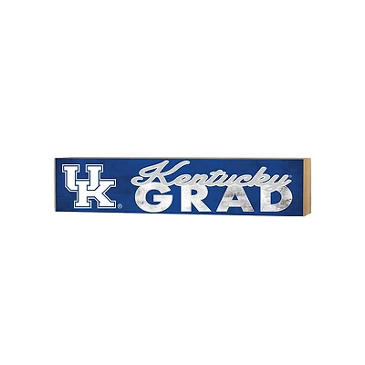 Kentucky Wildcats 3" x 13" Grad Block Sign