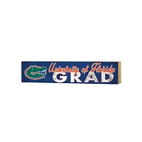 Florida Gators 3" x 13" Grad Block Sign