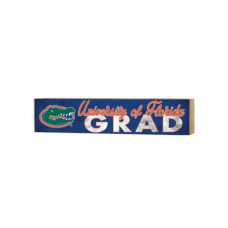 Florida Gators 3" x 13" Grad Block Sign