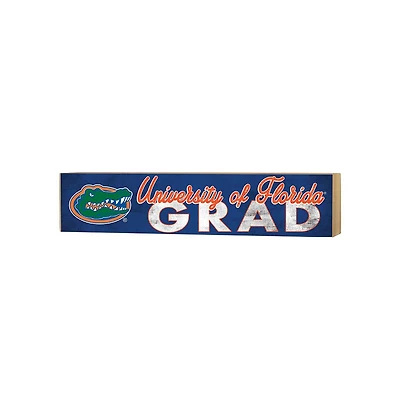Florida Gators 3" x 13" Grad Block Sign