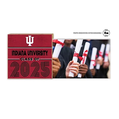 Indiana Hoosiers 5" x 10.5" Class of 2025 Floating Frame