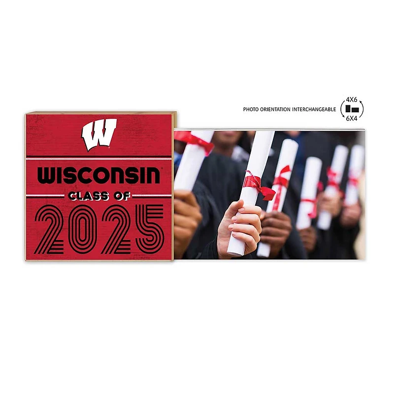 Wisconsin Badgers 5" x 10.5" Class of 2025 Floating Frame