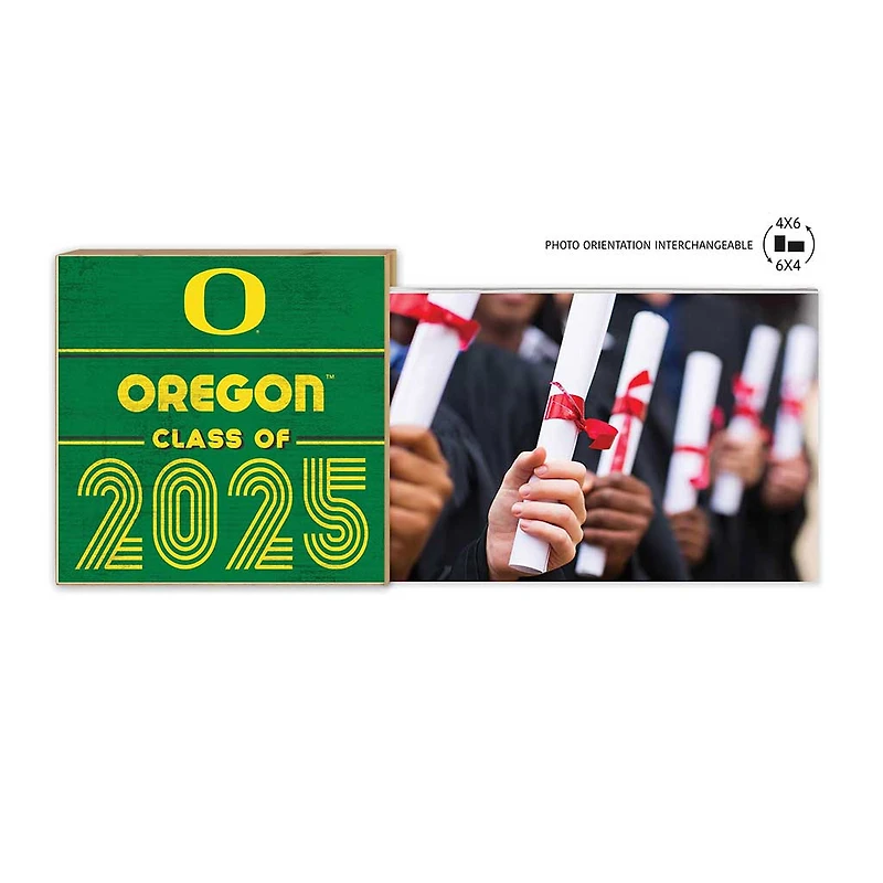 Oregon Ducks 5" x 10.5" Class of 2025 Floating Frame