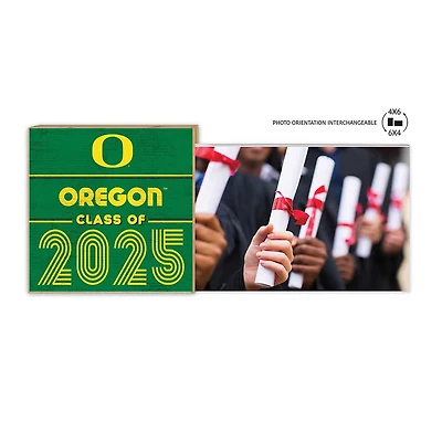 Oregon Ducks 5" x 10.5" Class of 2025 Floating Frame