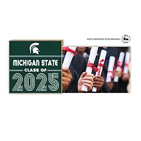 Michigan State Spartans 5" x 10.5" Class of 2025 Floating Frame