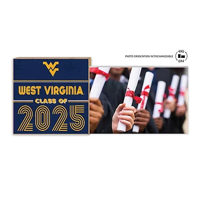 West Virginia Mountaineers 5" x 10.5" Class of 2025 Floating Frame